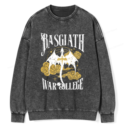 Pagewings Rasgiath Warcollege Unisex Washed Sweatshirt