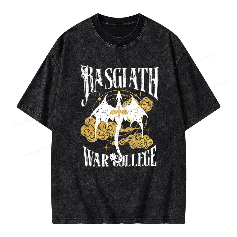 Pagewings Rasgiath Warcollege Unisex Washed T-shirt