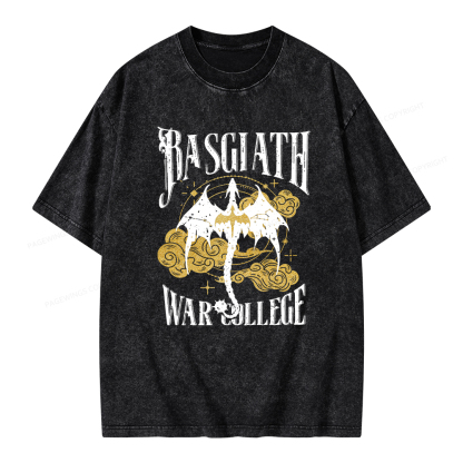 Pagewings Rasgiath Warcollege Unisex Washed T-shirt