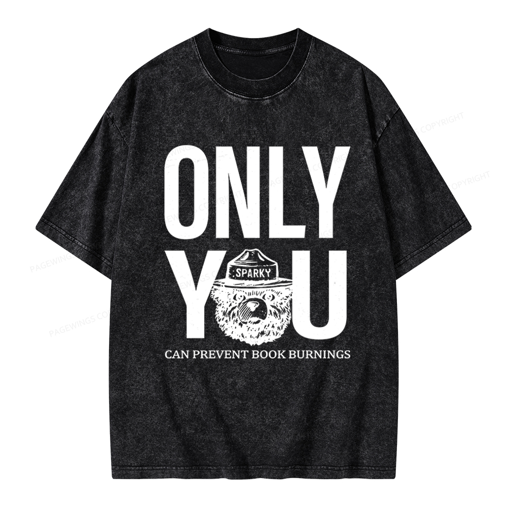 Pagewings Only You Unisex Washed T-shirt