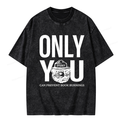 Pagewings Only You Unisex Washed T-shirt