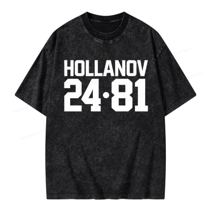 Pagewings Romance Numbers Unisex Washed T-shirt