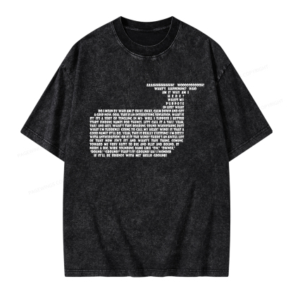 Pagewings Sci-Fi Book Lover Unisex Washed T-shirt