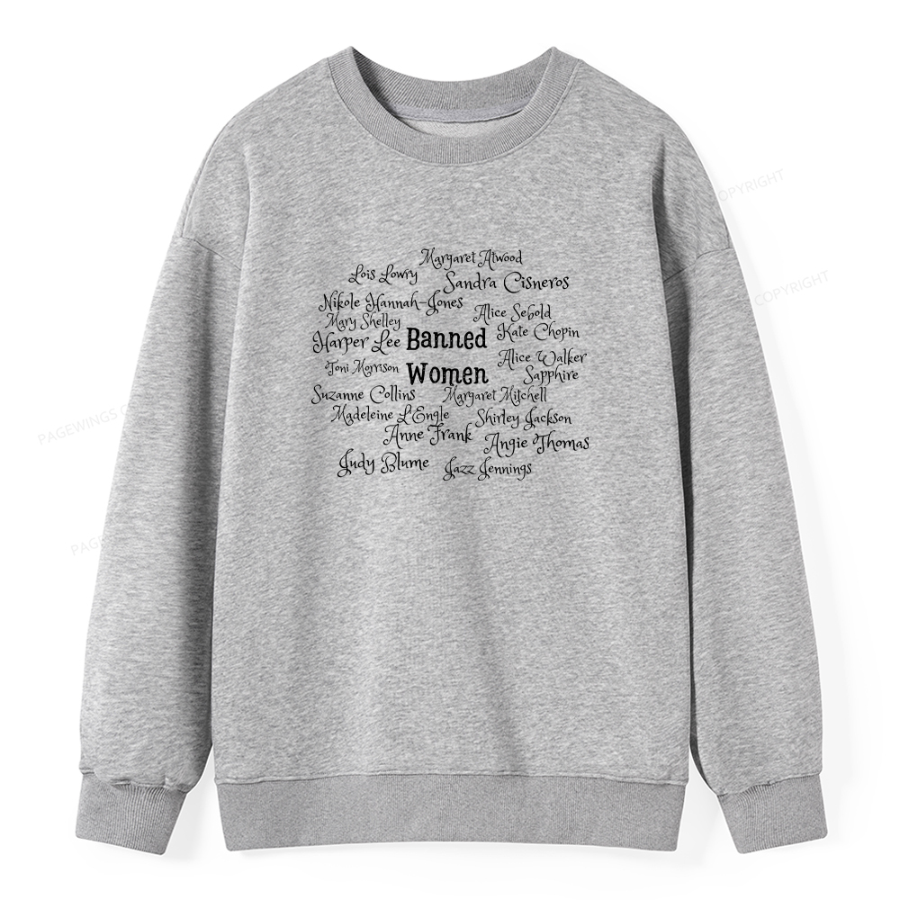 Pagewings Banned books Unisex Classic Sweatshirt
