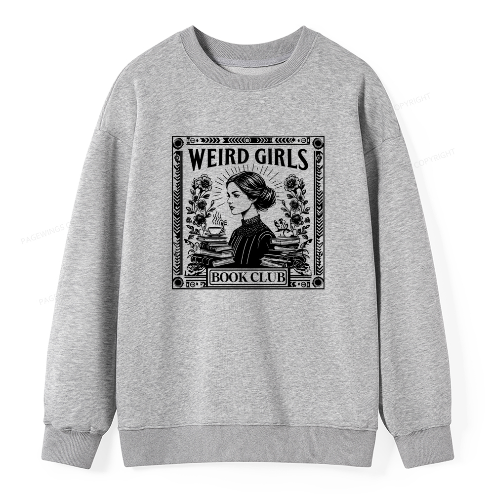 Pagewings Weird Girls Book Club Unisex Classic Sweatshirt