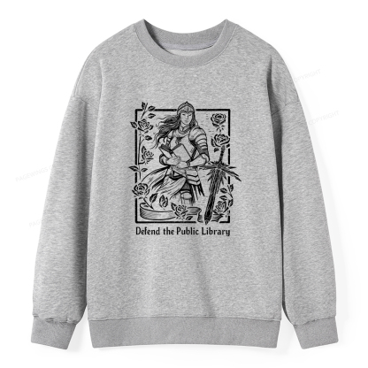 Pagewings Defend The Public Library Unisex Classic Sweatshirt