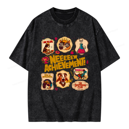 Pagewings New Achievement Unisex Washed T-shirt