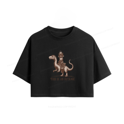 Pagewings Sci-Fi Book Lovers Women Crop Tops