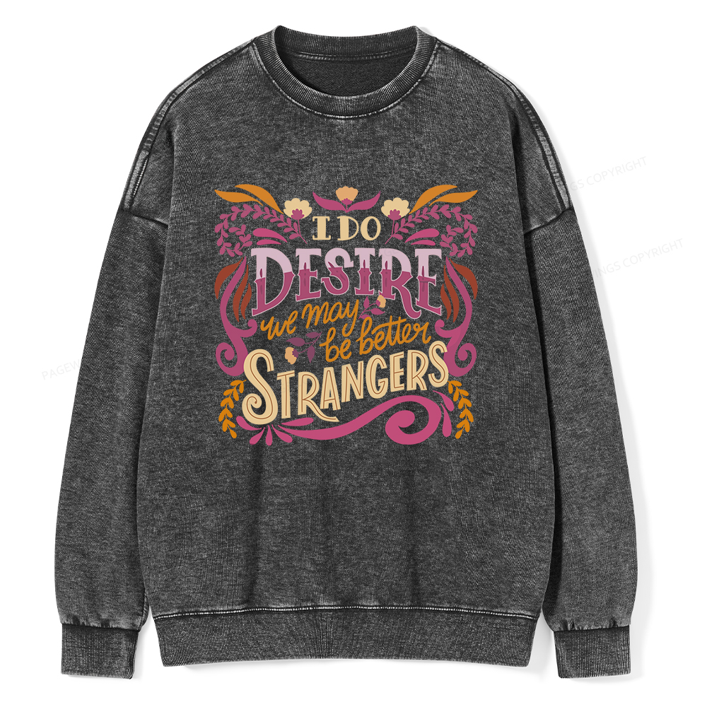 Pagewings Better Strangers Washed Sweatshirt