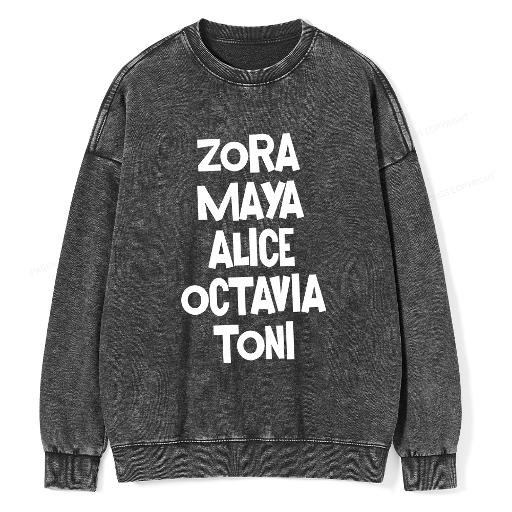 Pagewings Book Lovers and Writers Washed Sweatshirt