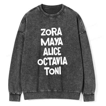 Pagewings Book Lovers and Writers Washed Sweatshirt