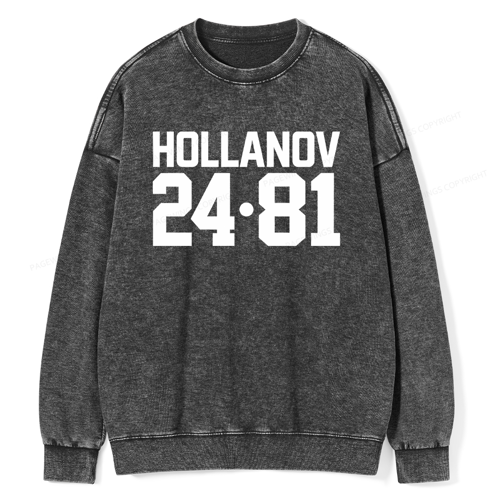 Pagewings Romance Numbers Washed Sweatshirt
