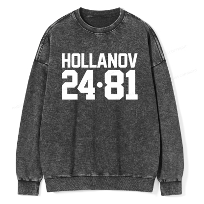 Pagewings Romance Numbers Washed Sweatshirt