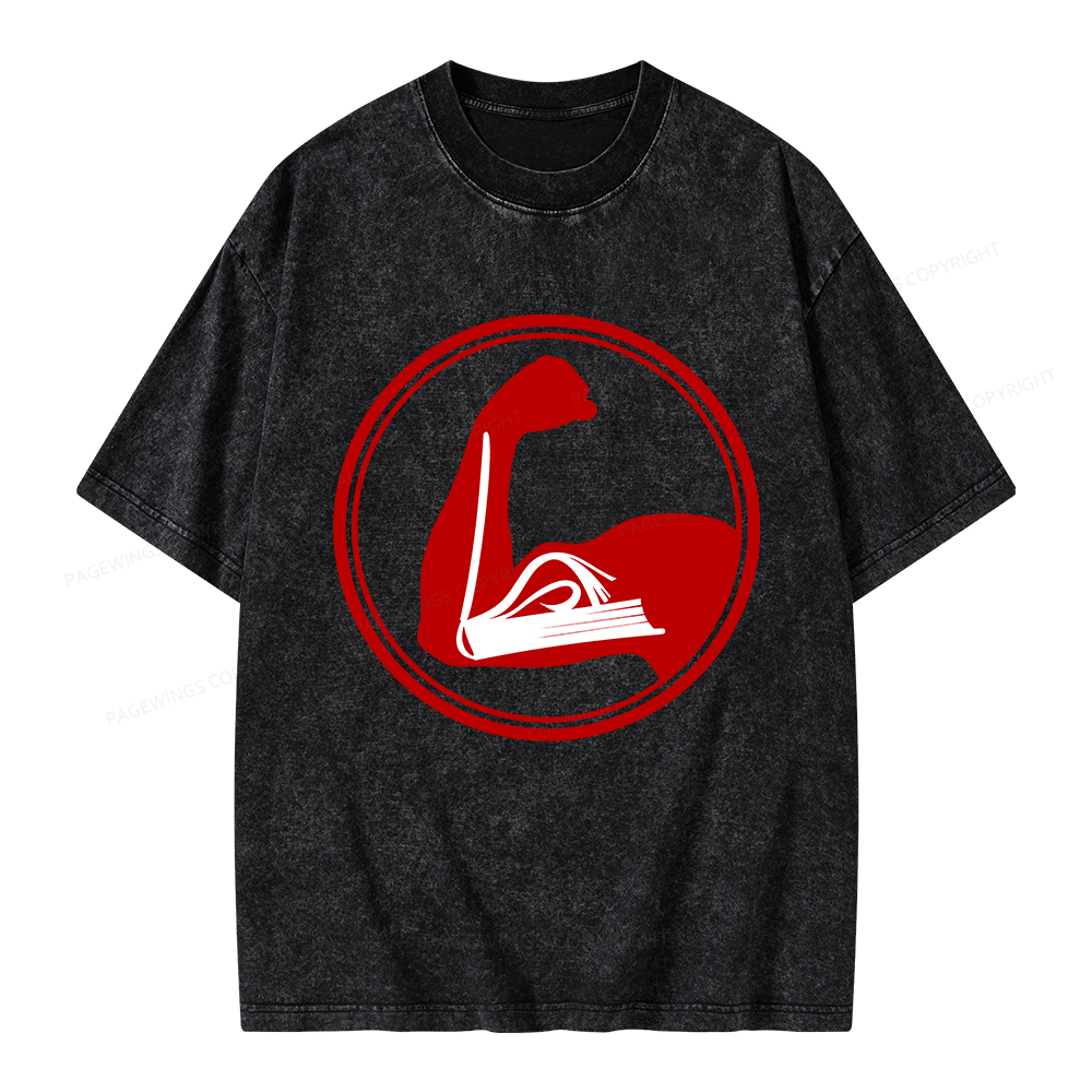 Pagewings Book Lovers Unisex Washed T-shirt