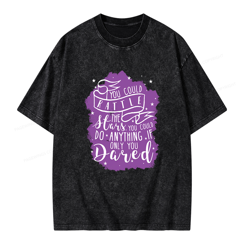 Pagewings Rattle The Stars Unisex Washed T-shirt