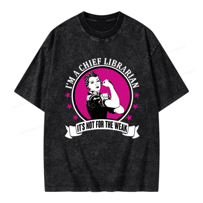 Pagewings Chief Librarian on Women's T-Shirt Unisex Washed T-shirt