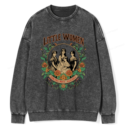 Pagewings Little Women Washed Sweatshirt