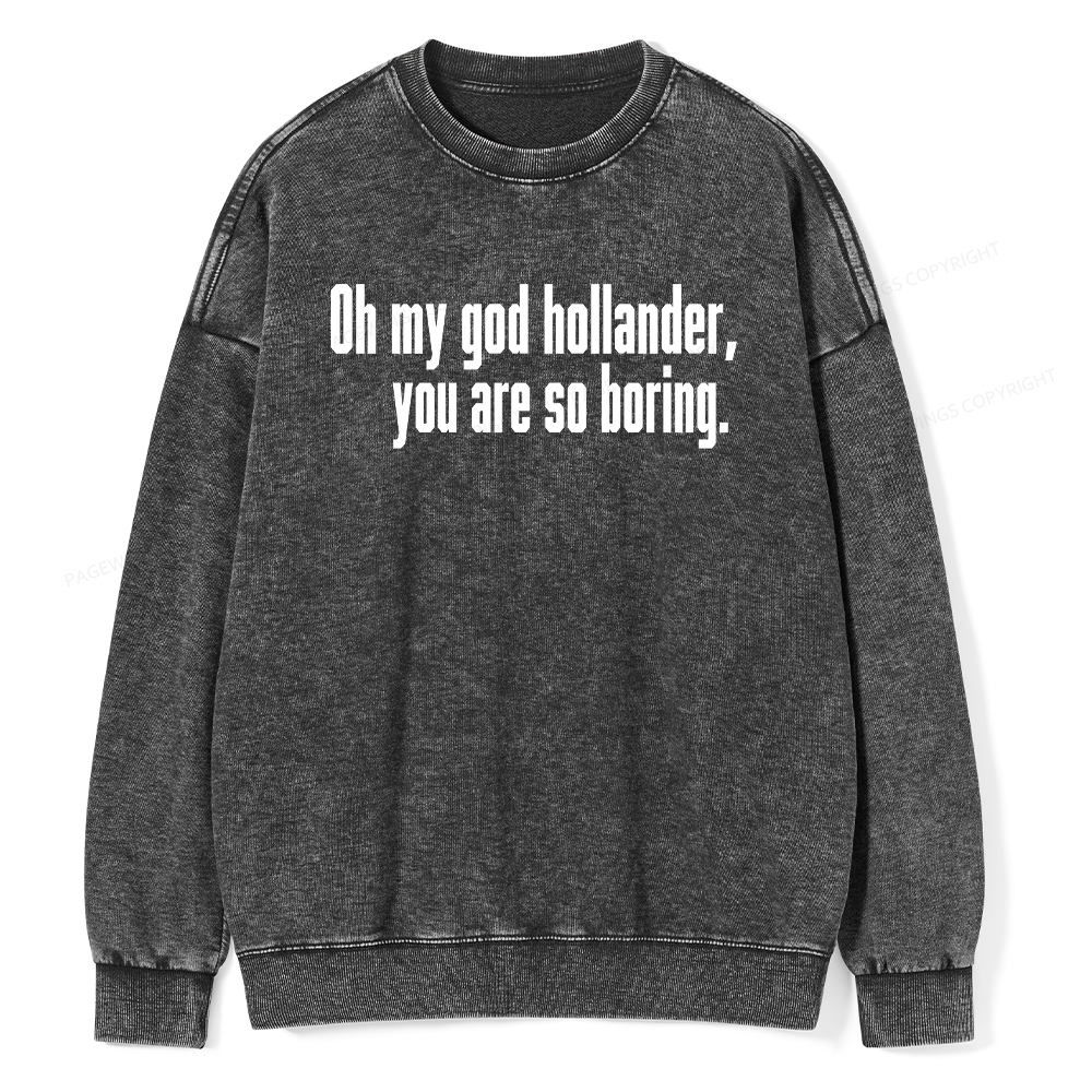 Pagewings So Boring Washed Sweatshirt