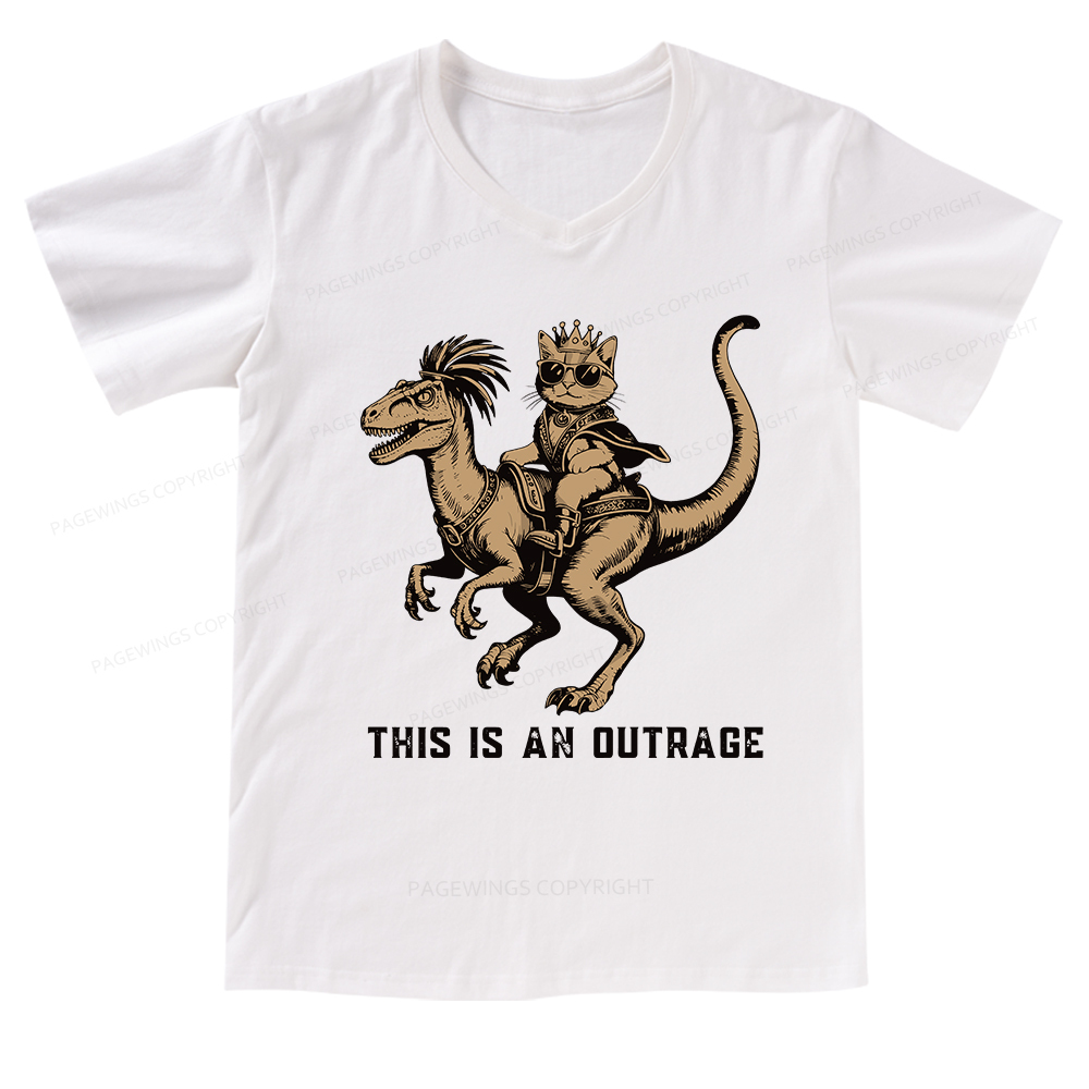 Pagewings Fantasy Book Reader V-neck T-shirt