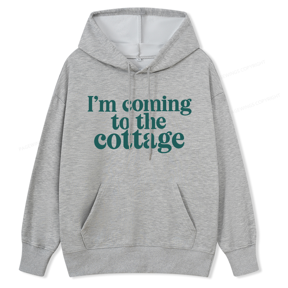 Pagewings I'm Coming To The Cottage Unisex Classic Hoodie