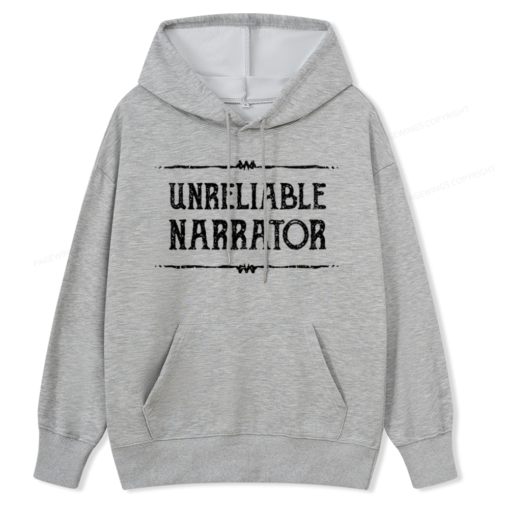 Pagewings Unreliable Narrator Unisex Classic Hoodie