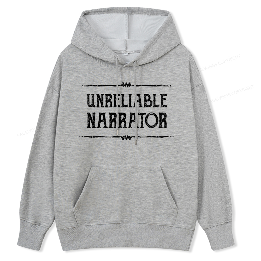 Pagewings Unreliable Narrator Unisex Classic Hoodie
