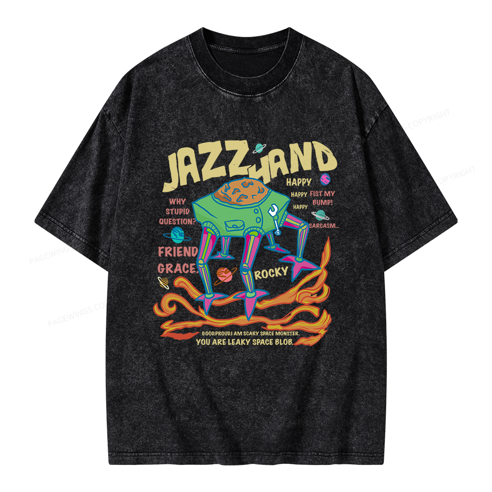 Pagewings Sci-Fi Book Lover Unisex Washed T-shirt