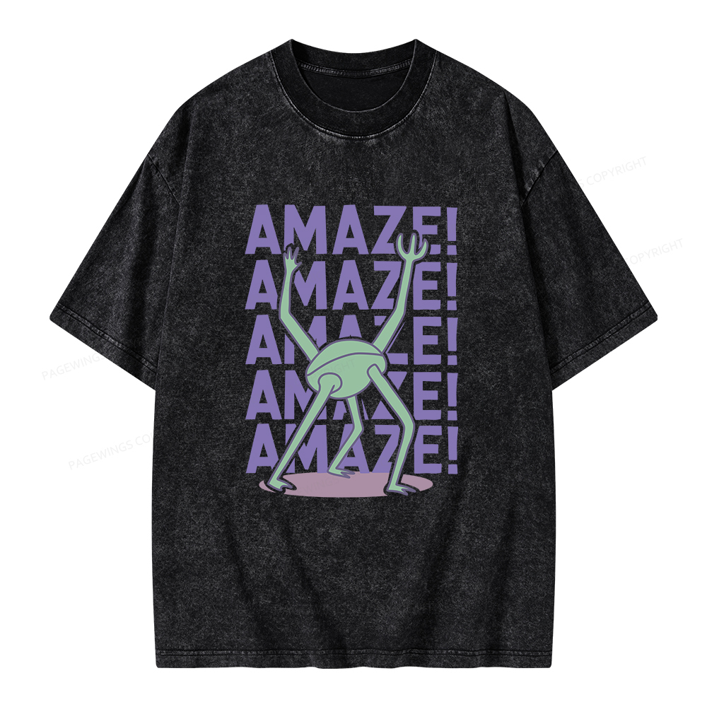 Pagewings Science Fiction Lover Unisex Washed T-shirt