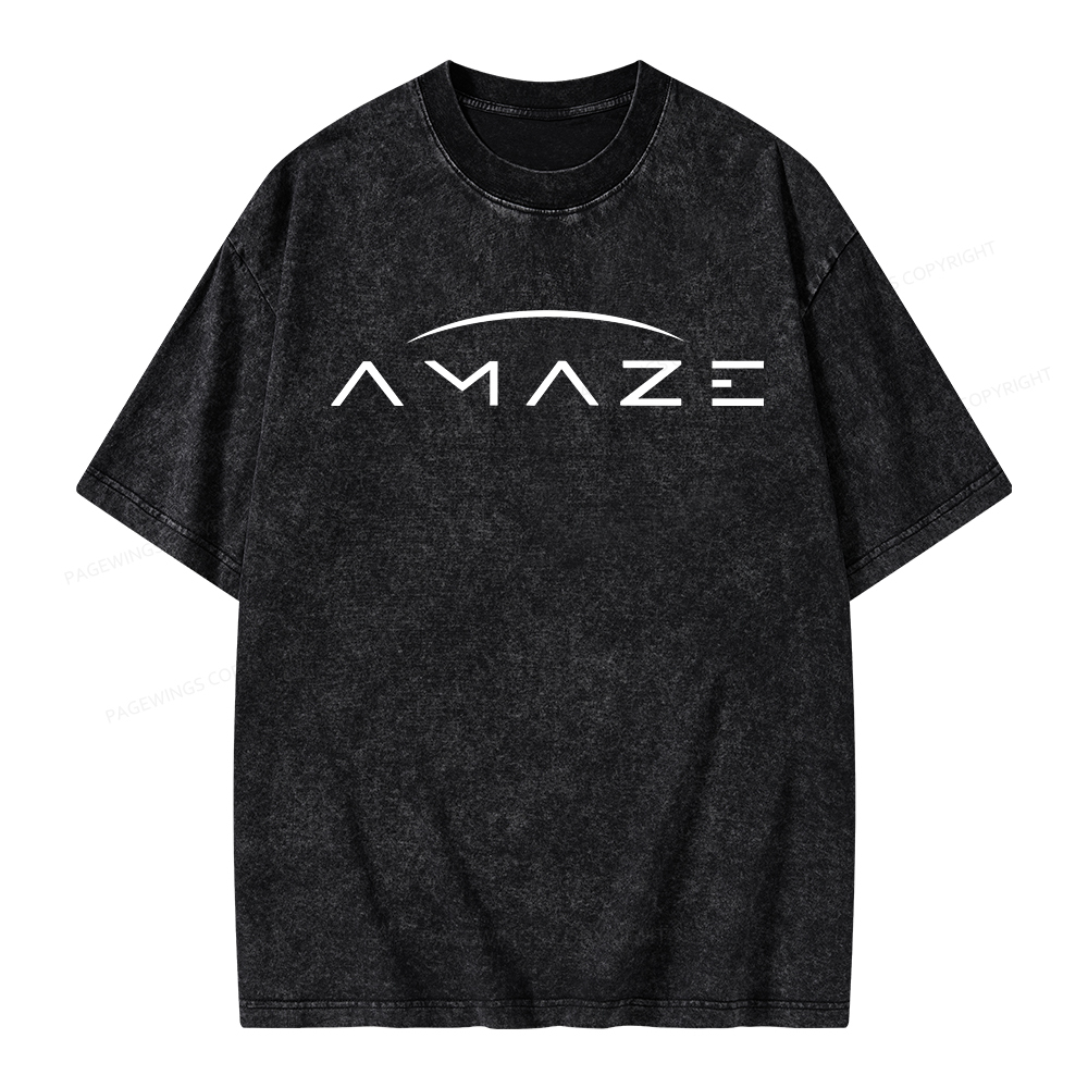Pagewings Amaze Unisex Washed T-shirt