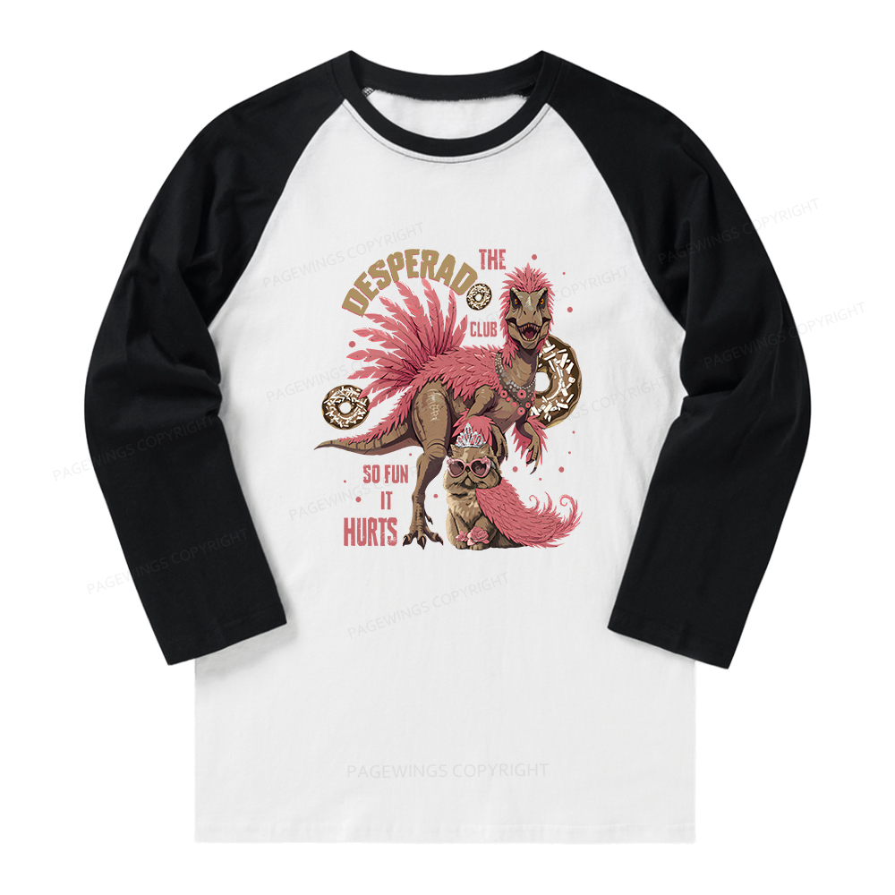 Pagewings Desperado Club Vintage Long Sleeve Raglan T-shirt