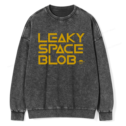 Pagewings Leaky Space Blob Washed Sweatshirt