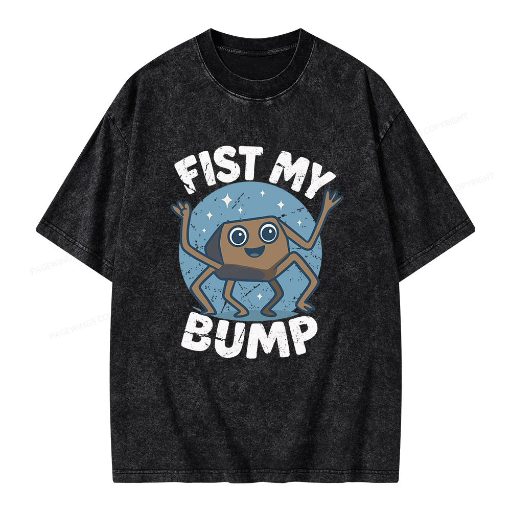 Pagewings Fist My Bump Unisex Washed T-shirt