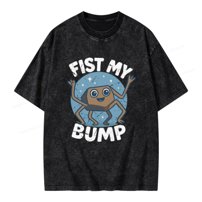 Pagewings Fist My Bump Unisex Washed T-shirt