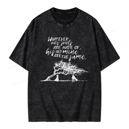 Pagewings His And Mine Are The Same Unisex Washed T-shirt