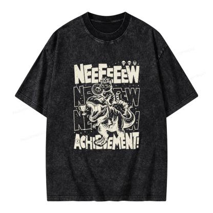Pagewings New Achievement Book Unisex Washed T-shirt
