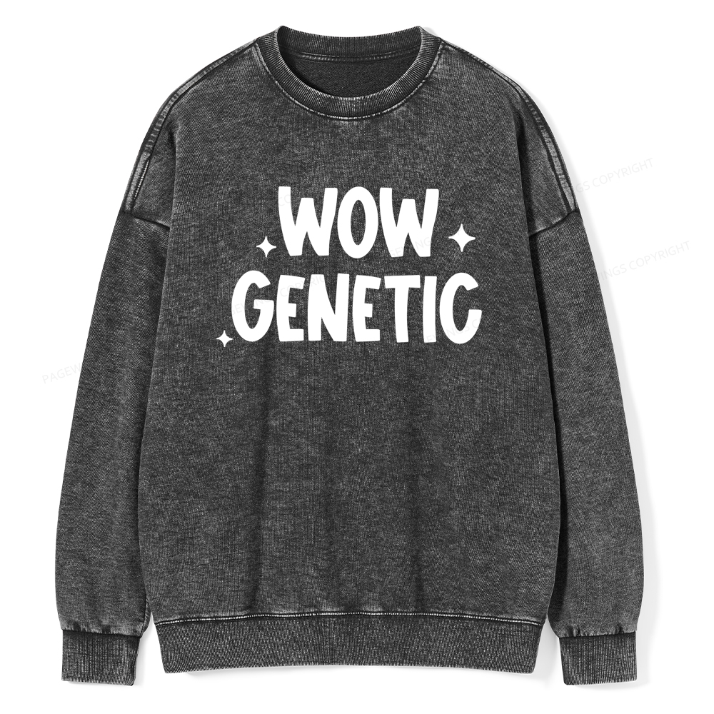 Pagewings Wow Genetic Washed Sweatshirt