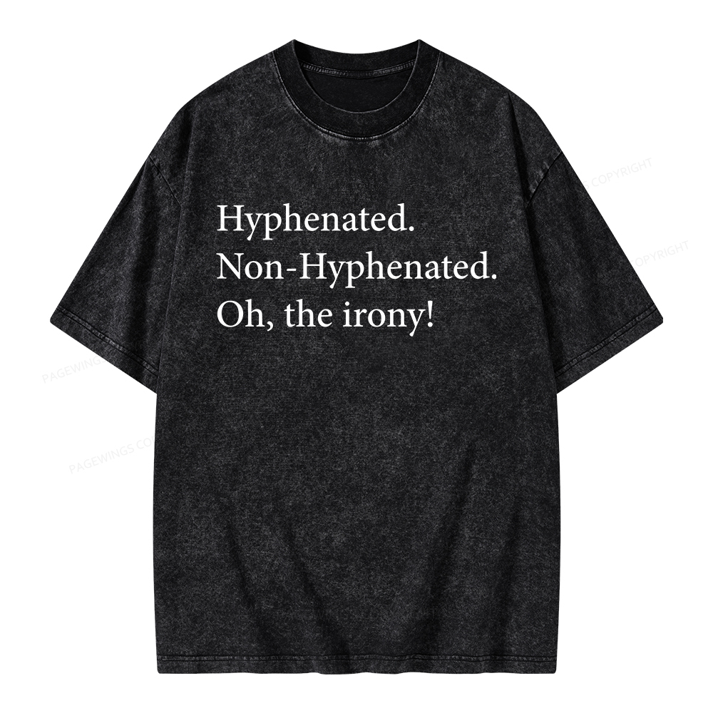 Pagewings Non Hyphenated Unisex Washed T-shirt