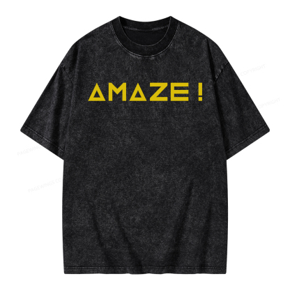 Pagewings Amaze Unisex Washed T-shirt