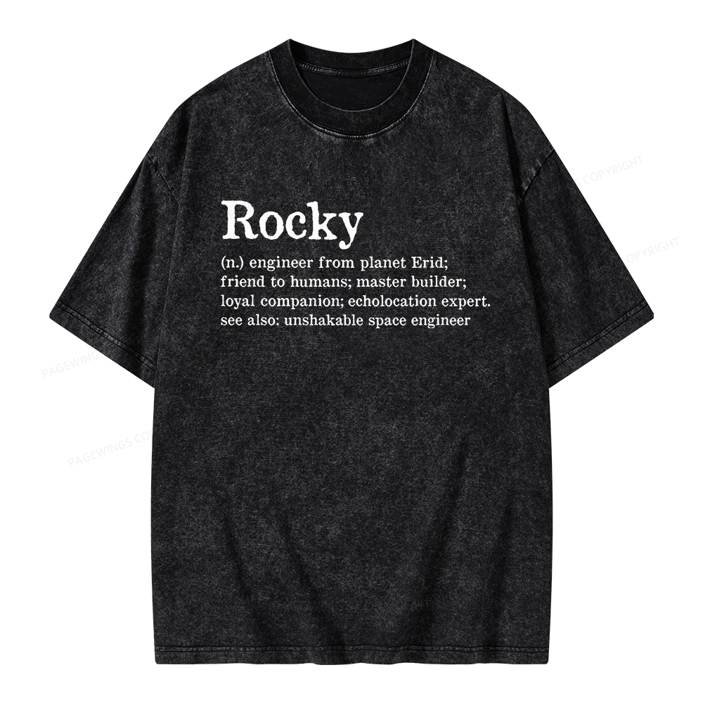 Pagewings Rocky Unisex Washed T-shirt