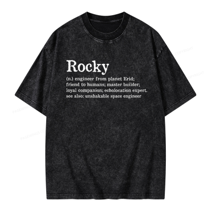Pagewings Rocky Unisex Washed T-shirt