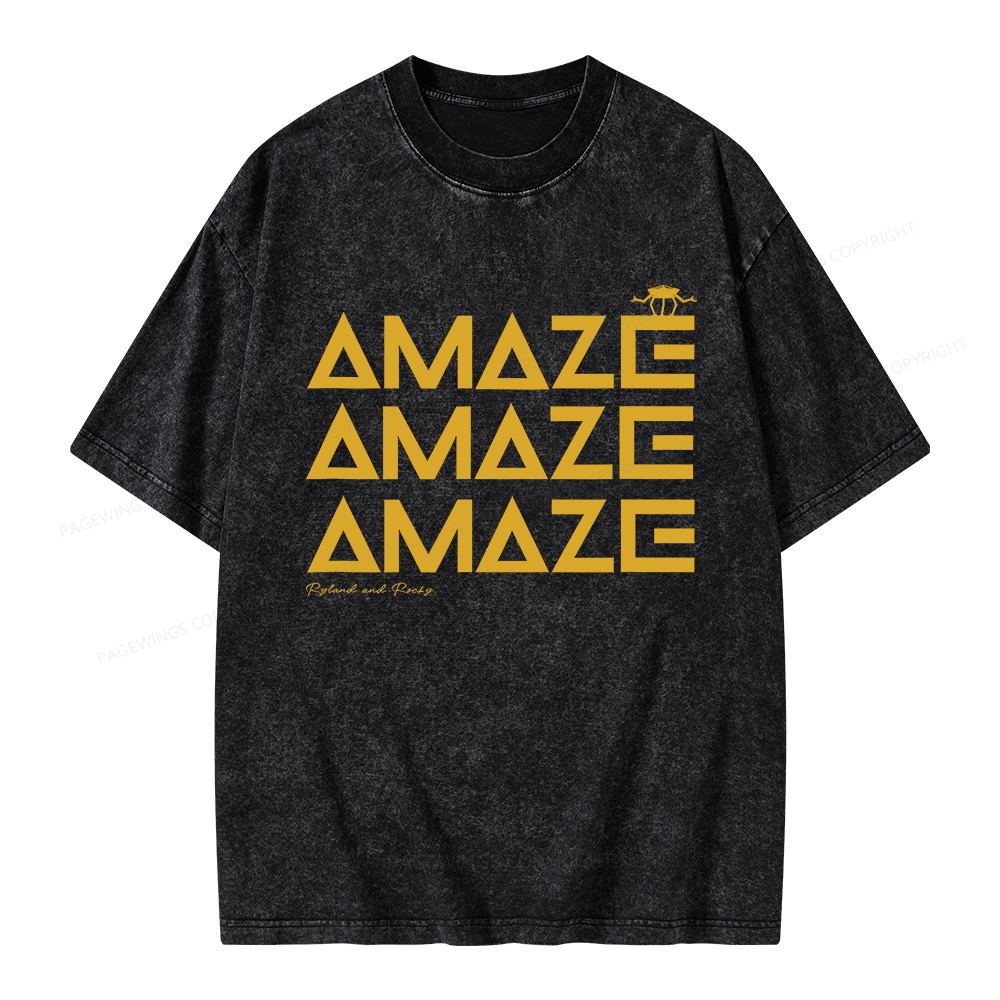Pagewings Amaze Unisex Washed T-shirt