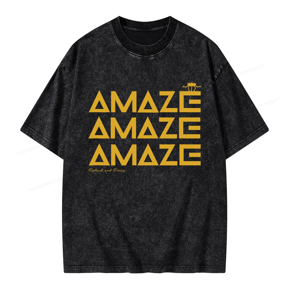 Pagewings Amaze Unisex Washed T-shirt
