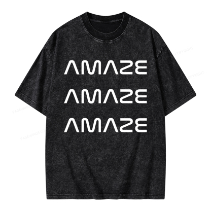 Pagewings Amaze Unisex Washed T-shirt