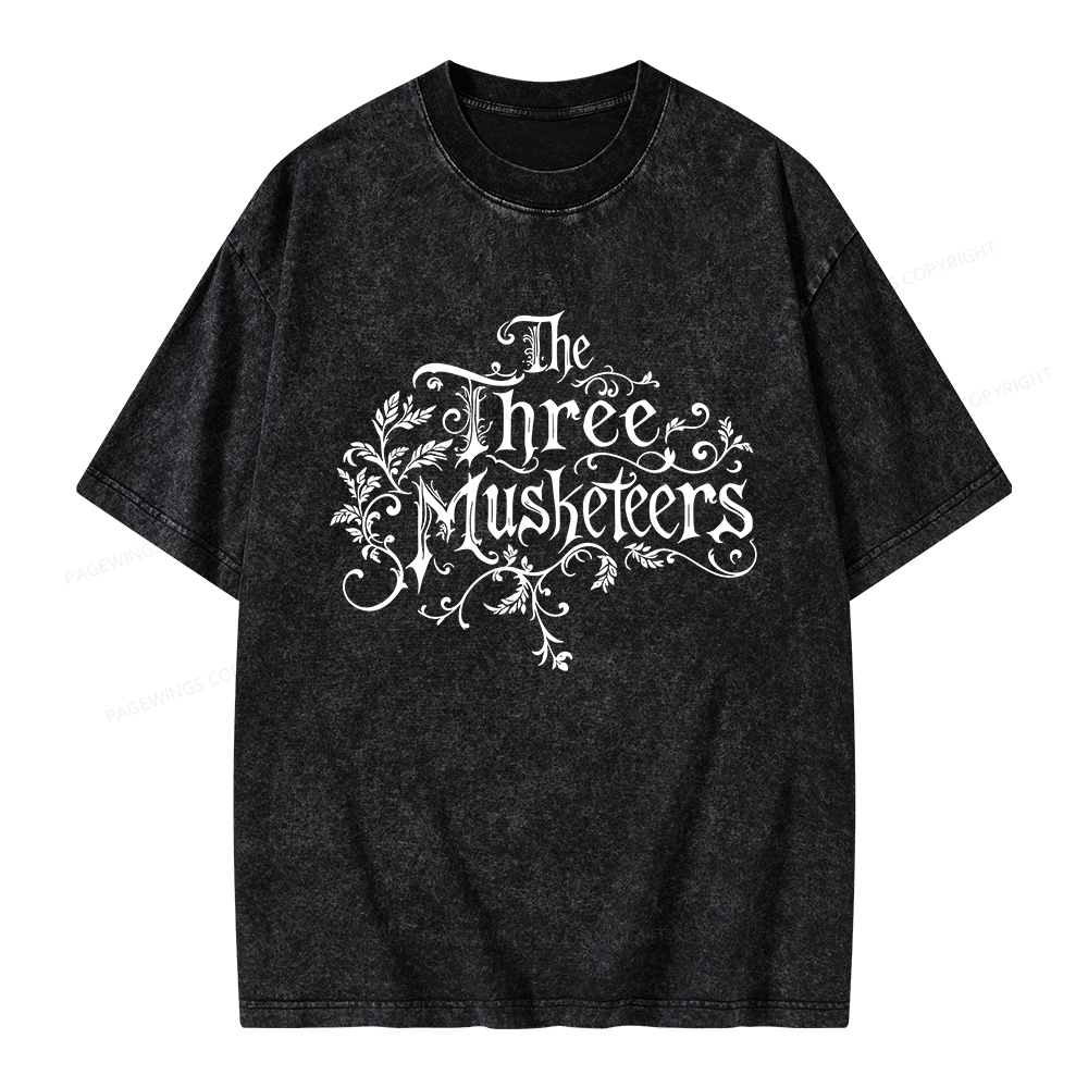 Pagewings Musketeers Unisex Washed T-shirt