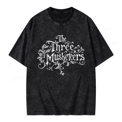 Pagewings Musketeers Unisex Washed T-shirt