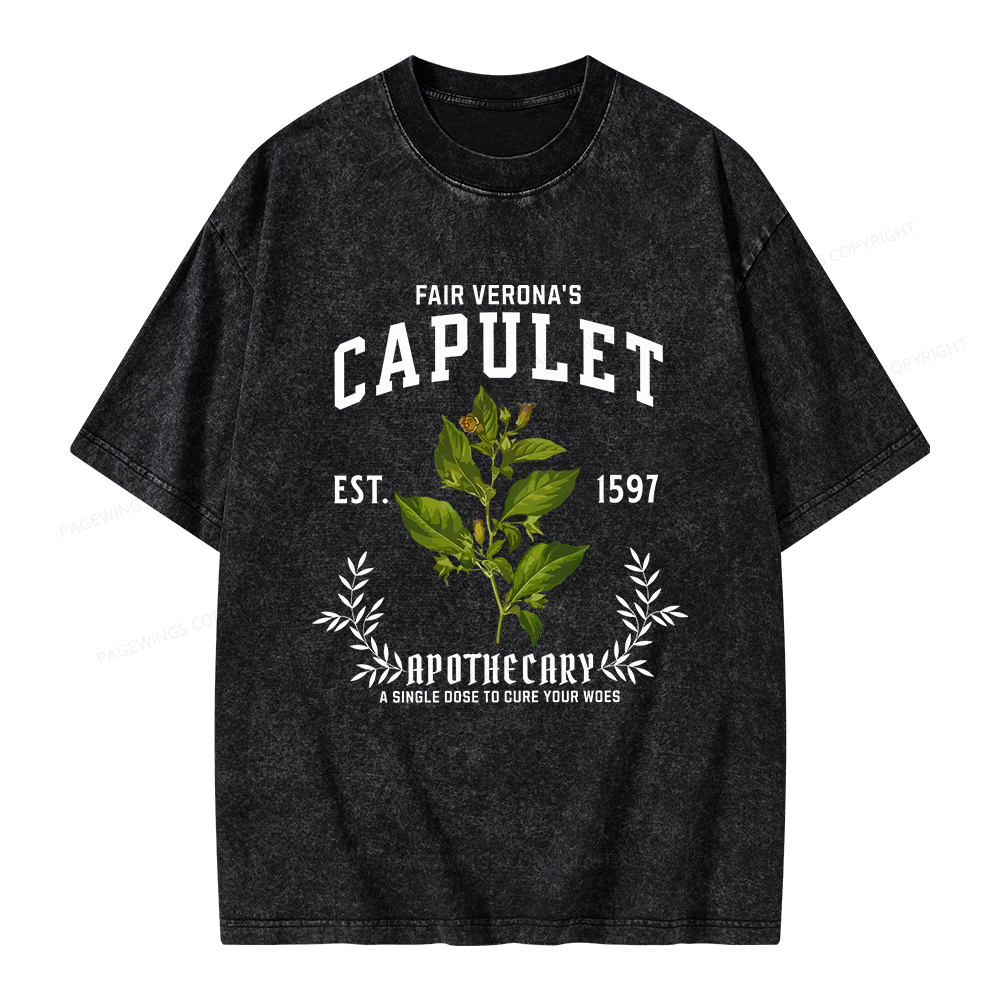 Pagewings Capulet Unisex Washed T-shirt