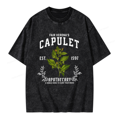 Pagewings Capulet Unisex Washed T-shirt