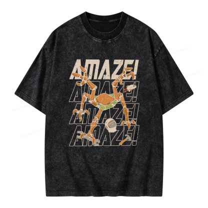 Pagewings AmazeSci Fi Reader Unisex Washed T-shirt