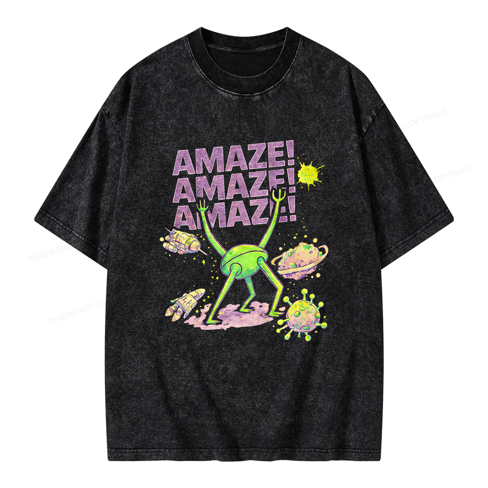 Pagewings Amaze Unisex Washed T-shirt