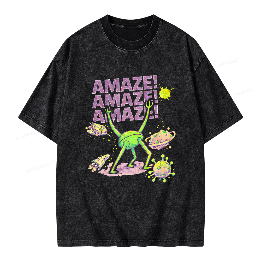 Pagewings Amaze Unisex Washed T-shirt